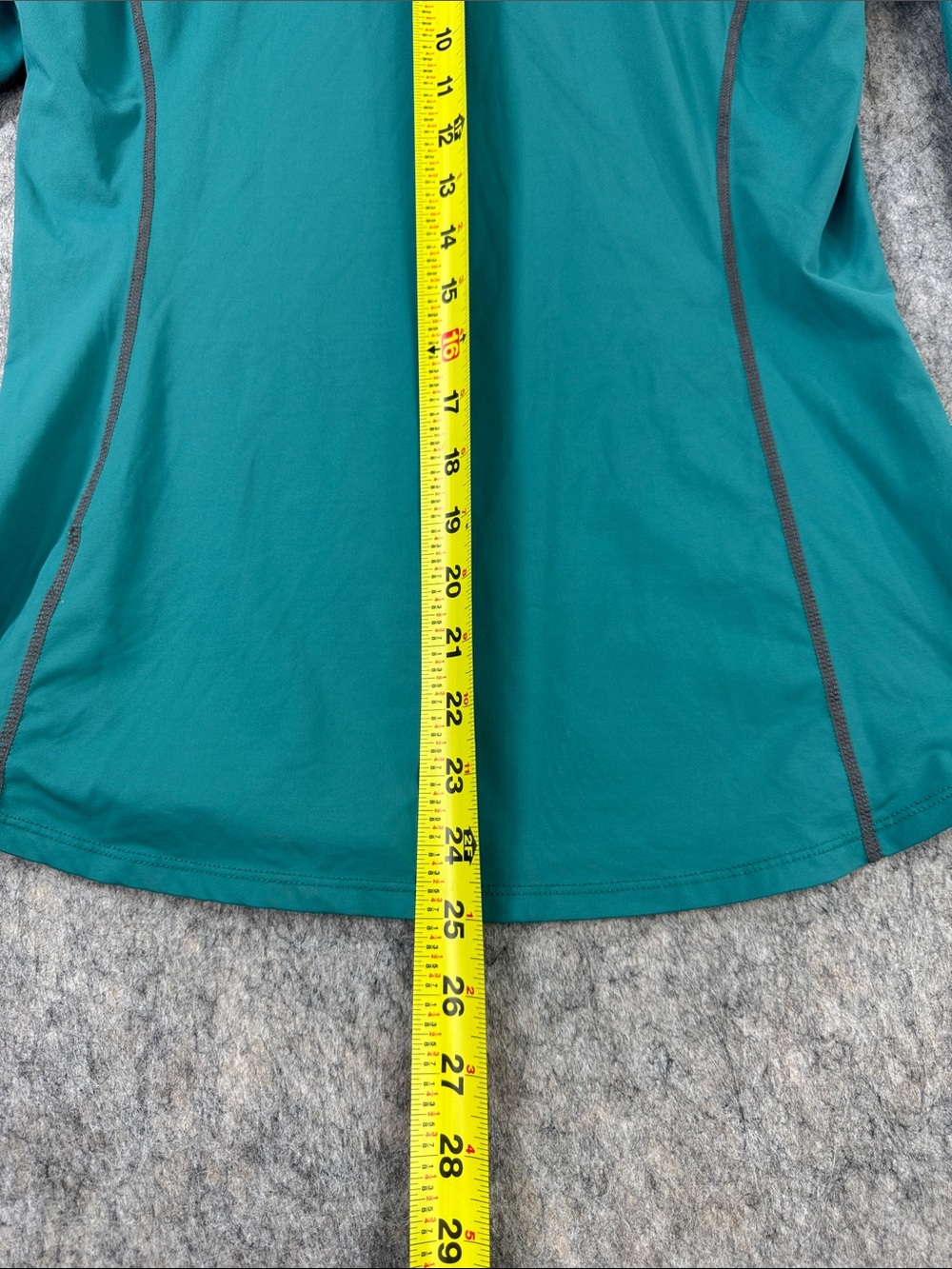 Le Mieux Womens 1/4 Zip Base Layer Top Sz M Long Sleeve Equestrian Teal - Picture 10 of 11